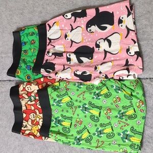 Me Undies Underwear Lot Of 4  Boxers briefs Christmas Print Mens Size M NWOT